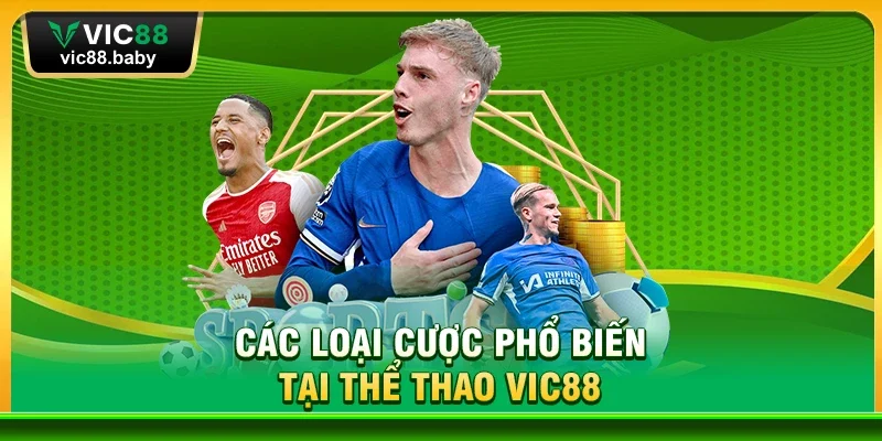 Các Loại Cược Phổ Biến Tại Thể Thao Vic88