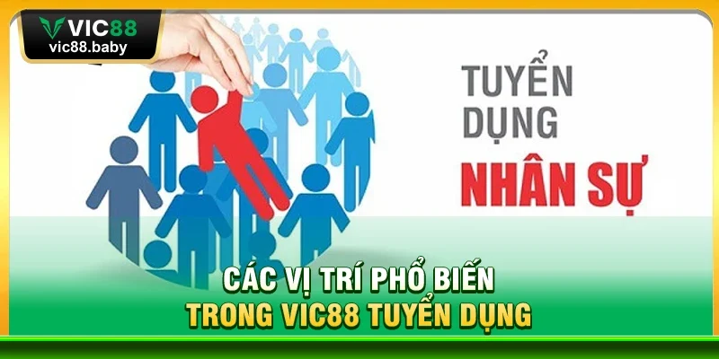 Vic88 Tuyển Dụng – Cơ Hội Việc Làm Siêu Hấp Dẫn