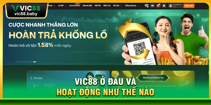 Vic88 Ở Đâu? Tìm Hiểu Thông Tin Về Nền Tảng Trực Tuyến Vic88